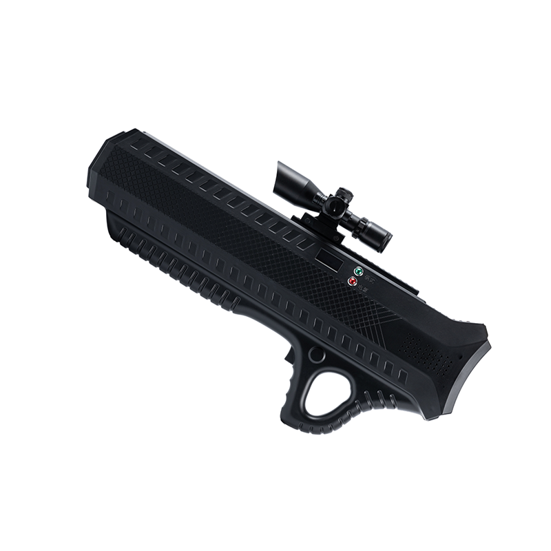 Handheld drone jammer gun